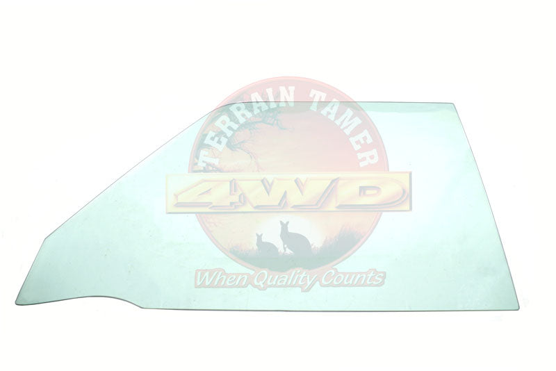 Drivers side window glass withOUT quarter window