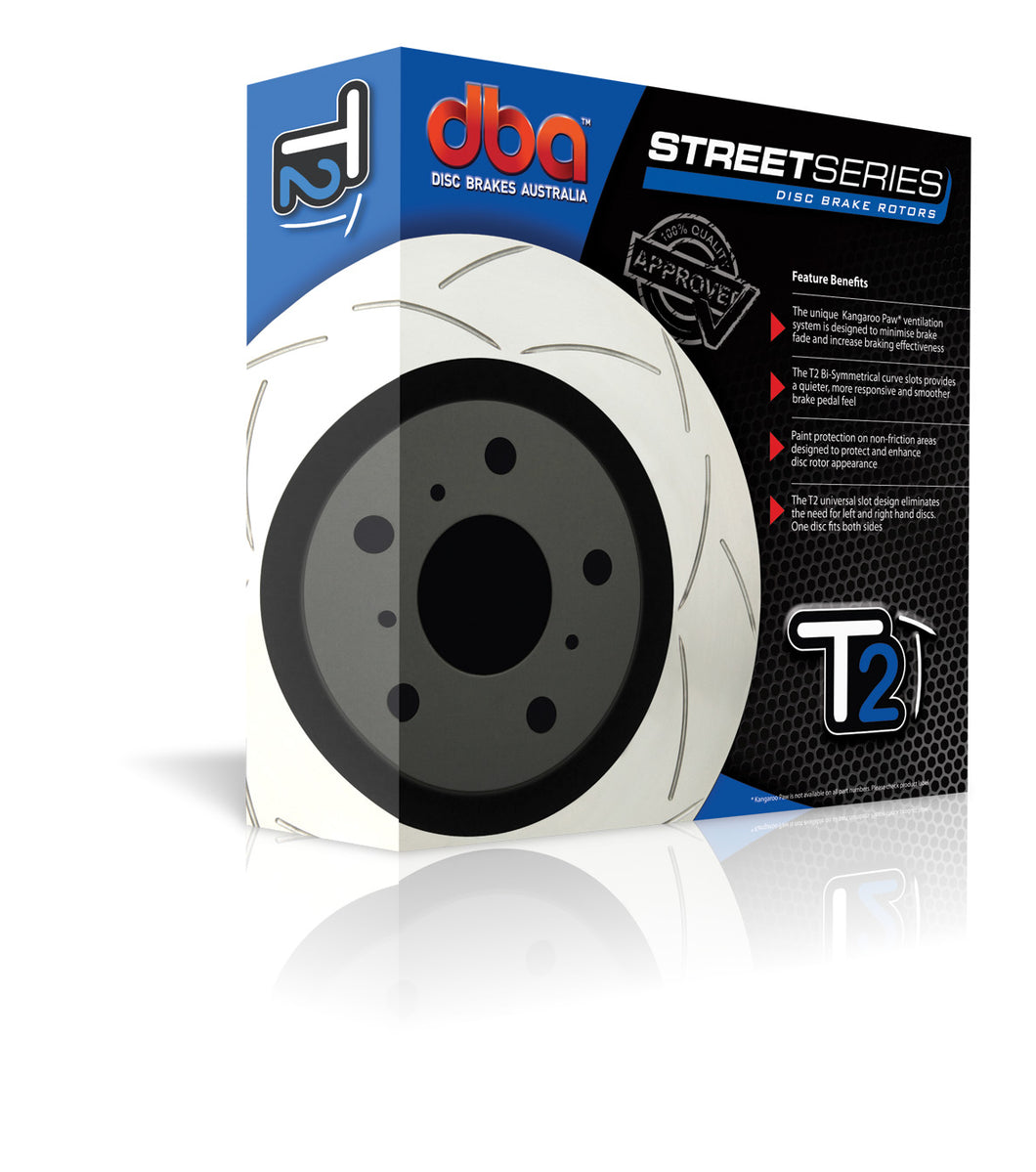DBA T2 Slotted Rear Brake Rotor - Land Cruiser 76/78/79 Series HZJ HDJ VDJ