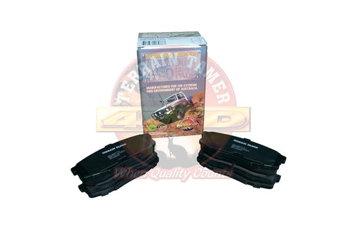 Terrain Tamer Brake Disc Pads Rear suitable for Toyota Landcruiser 200 Series Fortified