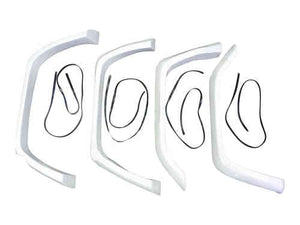 FRP fiberglass flares in white or black gelcoat Troopcarrier