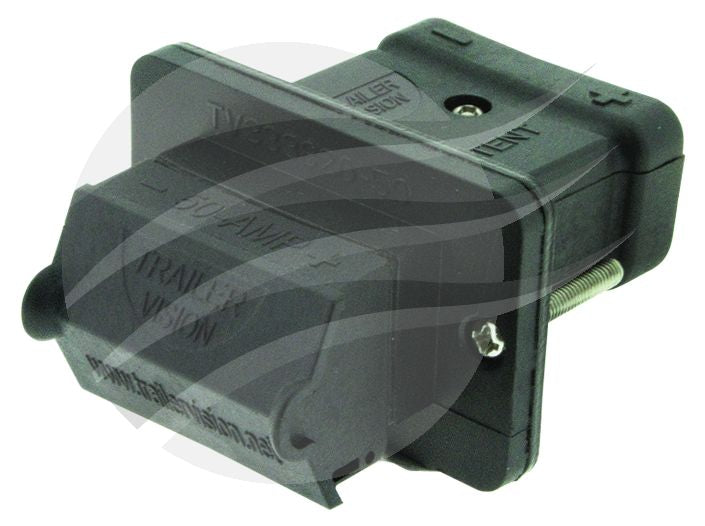 BLACK COVER ASSEMBLY TO SUIT ANDERSON CONNECTOR H/D 50A