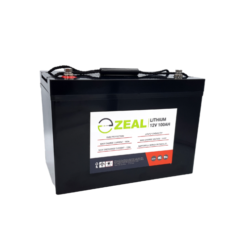 Zeal 12v 100ah lithium batter
