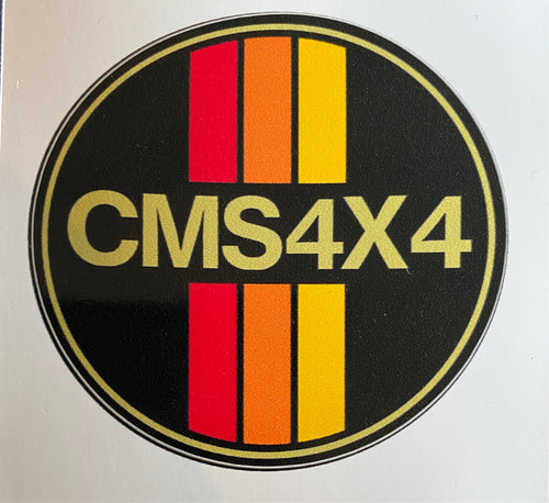 Cms retro sticker 80x80mm