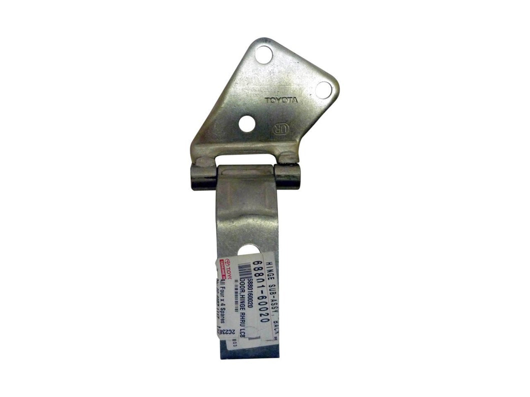 Genuine Toyota Right Rear Barn Door Upper Hinge suitable for Landcruiser 80 Series
