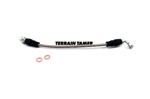 Terrain Tamer Braidied Brake Hose Rear Left Hand