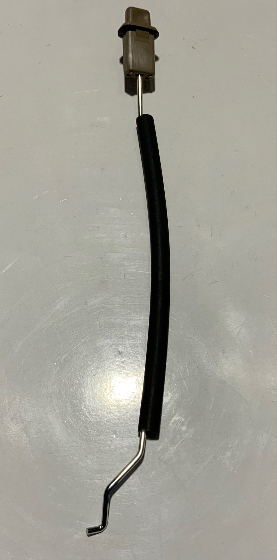 OEM Left Front Door Lock Rod and Knob in Brown
