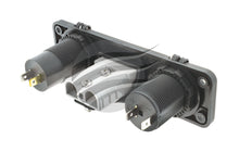 Hulk 4x4 Triple Flush Mount Housing 50A Plug, Accessory Power Socket & Dual USB